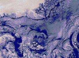 Greenland Weather Satellite Receiver Image NOAA-APT 137.62 MHz